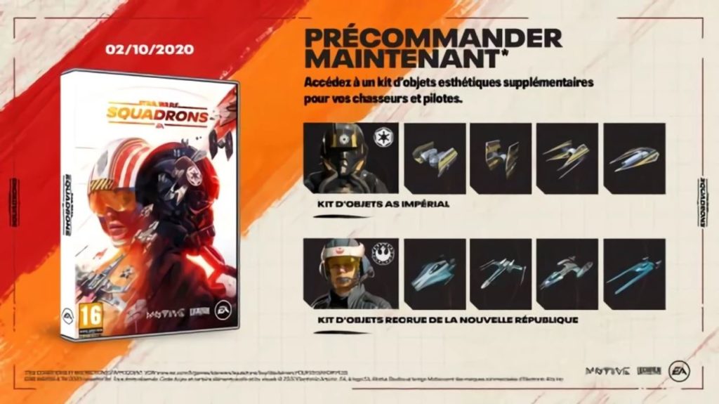 star wars squadrons précommande