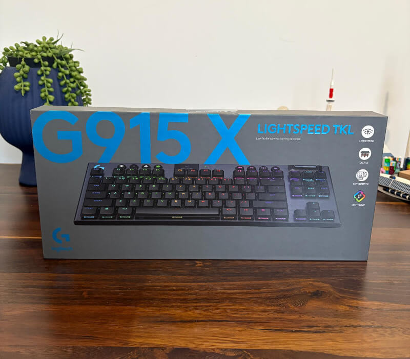 Logitech G915 X LightSpeed ​​Review1 Logitech G915 X TKL LightSpeed ​​Keyboard Revue - Précision et performances sous une forme sans fil élégante