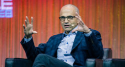 Microsoft CEO Satya Nadella addresses