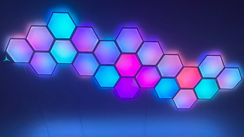 Créez votre configuration d'éclairage intelligent ultime avec les panneaux Hexagon Smart Linkind EP6 et immerspace
