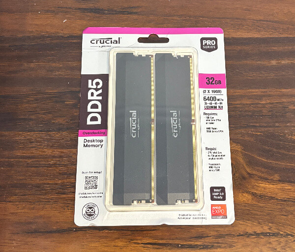 Crucial Pro DDR5 6400 Review1 Crucial Pro Series DDR5-6400 Memory Review - Power à profil faible pour les joueurs et les créateurs