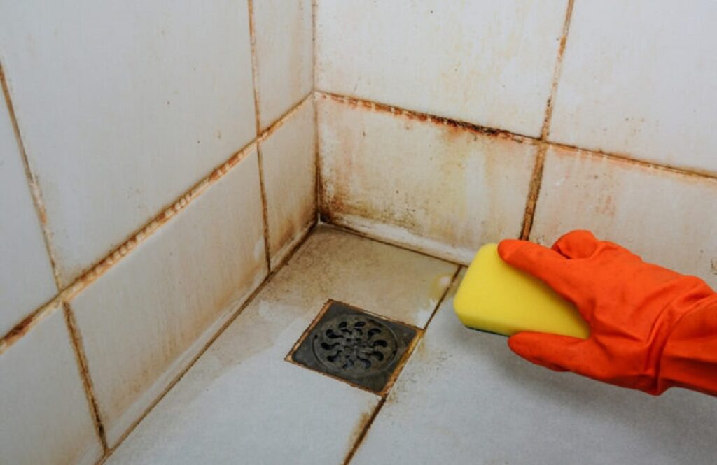 Ventilated bathroom preventing mold on trims